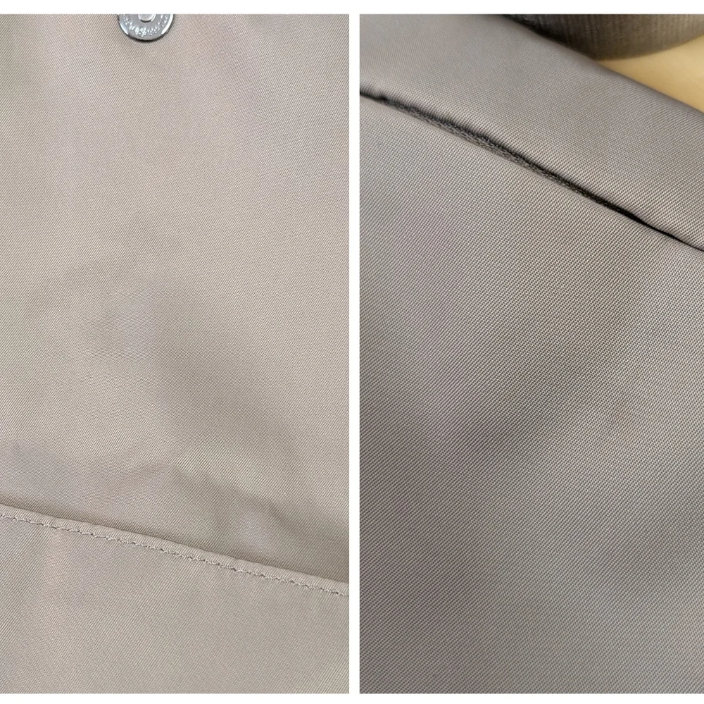 Lolë | Lole Lily Nylon Crossbody Fold-over Crescent Bag, Beige / Taupe - Picture 12 of 16